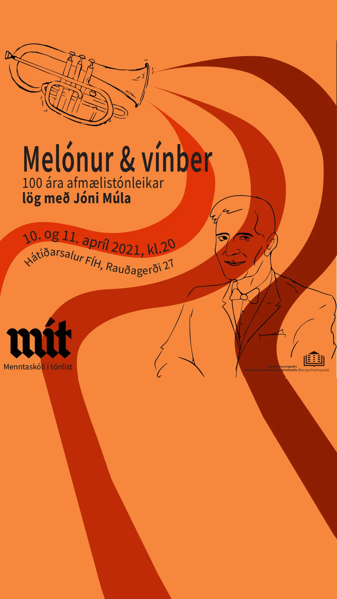 Melónur og vínber með Jóni Múla – 100 ára afmælistónleikar