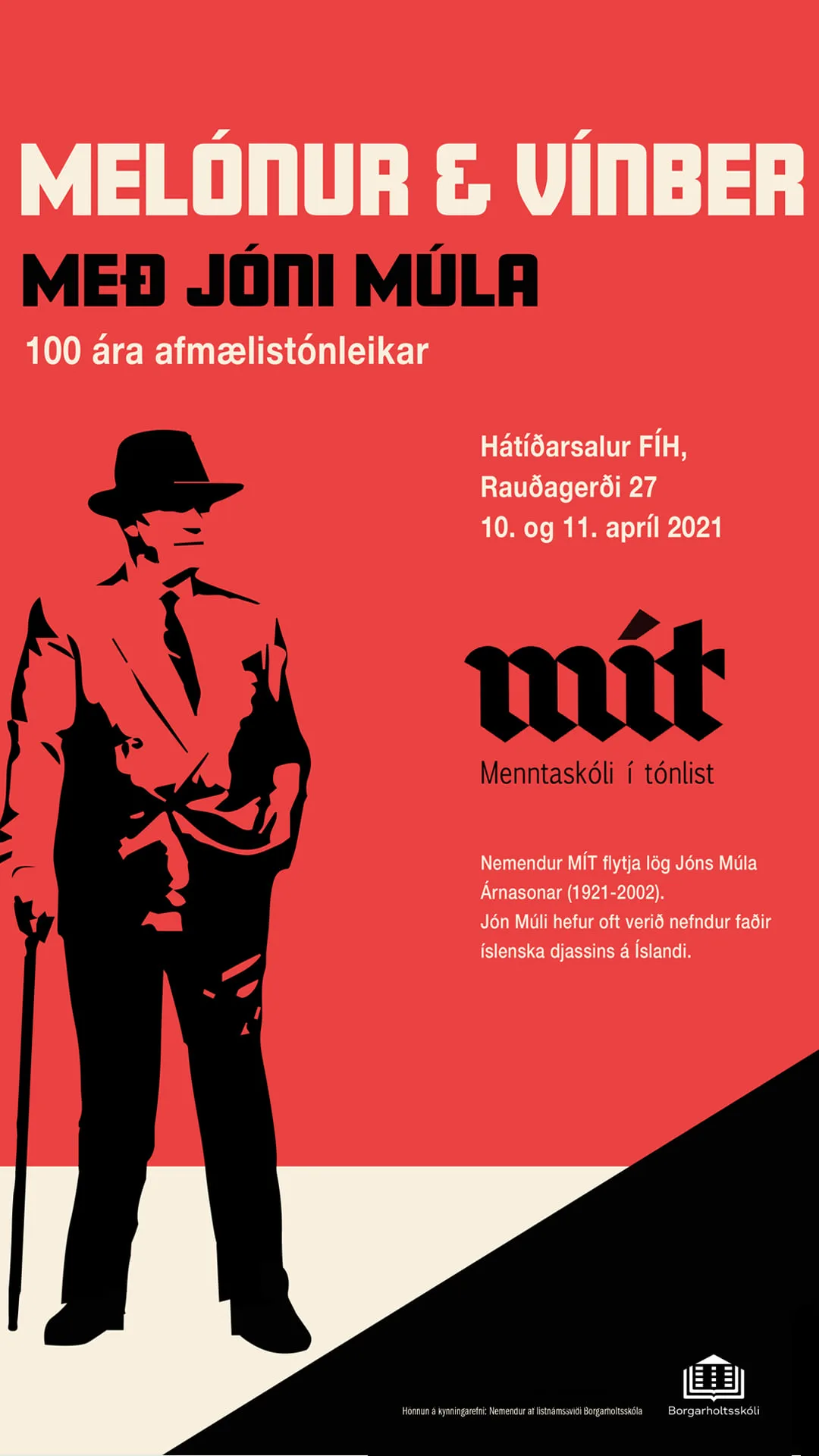 Melónur og vínber með Jóni Múla – 100 ára afmælistónleikar