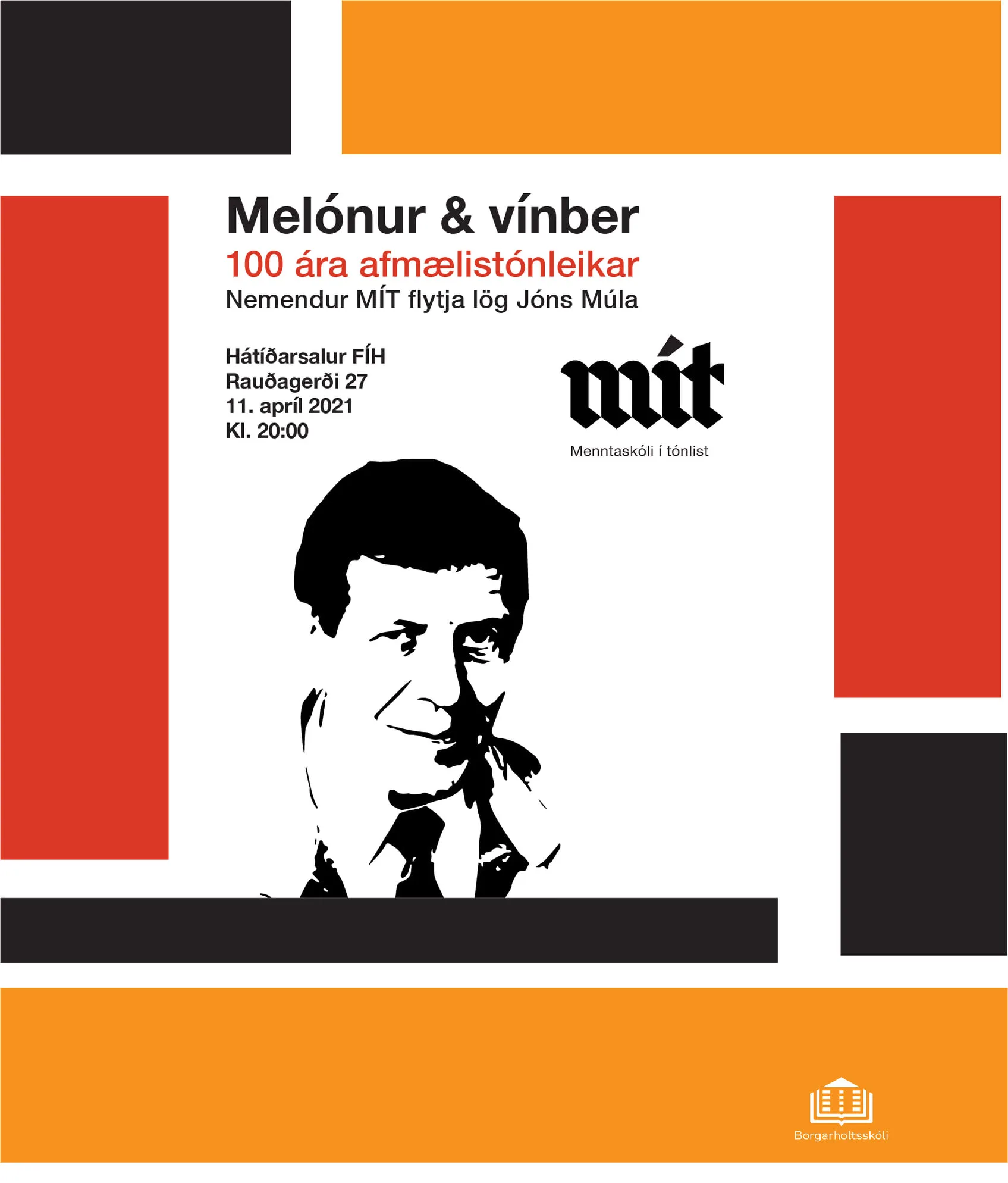 Melónur og vínber með Jóni Múla – 100 ára afmælistónleikar